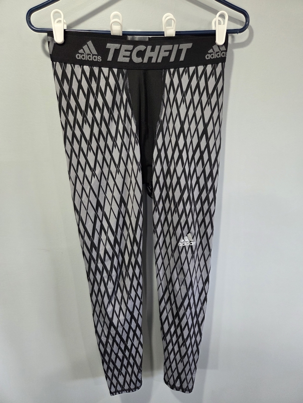 Mens Adidas Large Tech Fit Work Out Leggings